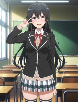 [PafuPafu/H Jam] 雪ノ下雪乃 Yukinoshita Yukino (Patreon) [AI Generated] 作品封面