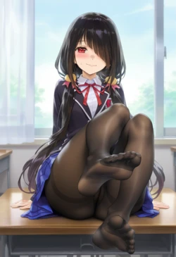 [スクラロース ]  校服时崎狂三-黑丝裤袜 恋足癖福利   [AI Generated] 作品封面