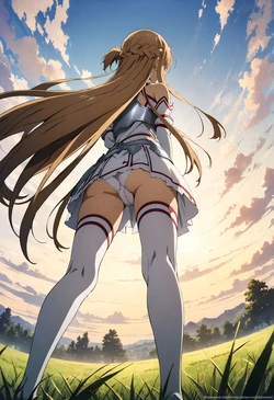 tachibana ai - [Sword Art Online] Asuna showing underwear 42 illustrations | [ソードアート・オンライン] アスナ パンチラ 42枚 [AI Generated] 作品封面