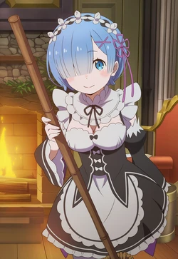 [Sephiaton] Rem(Re:ZERO) - Anime Style (42 Images) [AI Generated] 作品封面