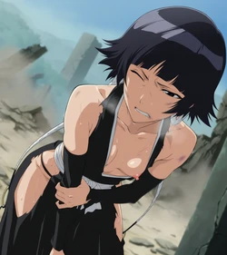 [Pixiv] Liang-Qi (2364945) - Soifon's Defeat, Armpit Licking, etc. [AI Generated]