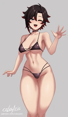 (Cslucaris)(Exclusive)Ruby, Weiss and Neo at the beach, Futa