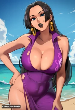[Renz3n] One Piece Collection (Nami, Nico Robin, Boa Hancock) [AI Generated] 作品封面