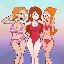 [Various Artists]  Summer x Wendy x Candace (Rick & Morty//Gravity Falls//Phineas & Ferb) 作品封面