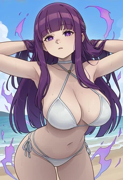 [Cale5Jubilife]White Bikini, Sweat's Sheeny - Fern [AI Generated] 作品封面