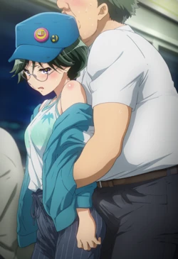 [Ferrappuccino-FPart] (Tsubame Kamaya) Train Groper ~ Bukkake Collection (Movie Ticket Bonus Costume) [AI Generated] 作品封面