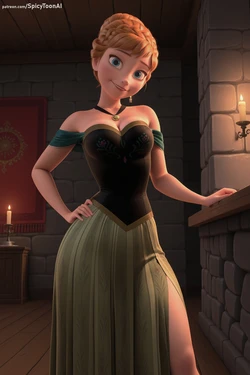 [Spicy Toon AI]Anna - Frozen (Patreon) [AI Generated]