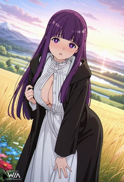 [WaifuArchitect] Fern and Stark in love | Sousou no Frieren | Frieren: Beyond Journey's End [2nd set][AI Generated]