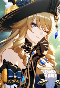 [Isterya] Navia Defeat [AI Generated] 作品封面