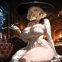 [Miyu] Grace Ashcroft: Lady Dimitrescu's Stolen Clothes [Ai Generated] 作品封面