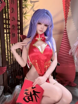 小仓千代w 萌姬联合旗袍