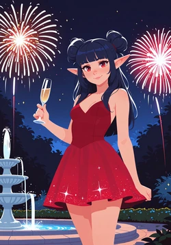 Wine Glass Raised, Body's Praised - Full, Magic-Effect Display [AI Generated] 作品封面