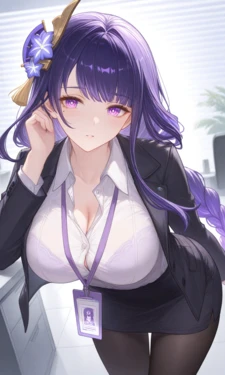 （Maple）Raiden Shogun（Patreon）[AI Generated] 作品封面