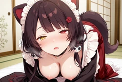 [AI Generated] 戌〇とことお布団の上で 作品封面