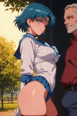 Sailor Mercury Abducted [AI Generated] 作品封面