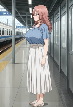 tachibana ai - [My Dress-Up Darling] Shinju Inui in Train 167 illustraions | [その着せ替え人形は恋をする] 乾心寿 in 電車 167枚 [AI Generated] 作品封面