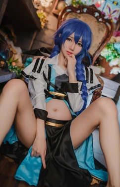 [Sally dorasnow] Mushoku-Roxy Migurdia-Cosplayer-pregnant2 [AI Generated] 作品封面