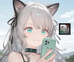 关于我玩卫没抽到薄绿决定肏她这件事（薄绿）【明日方舟】 (AI Generated) 作品封面