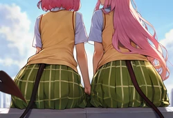 [MOKIIIMOKIII] Momo Belia Deviluke x Lala Satalin Deviluke [AI Generated] 作品封面