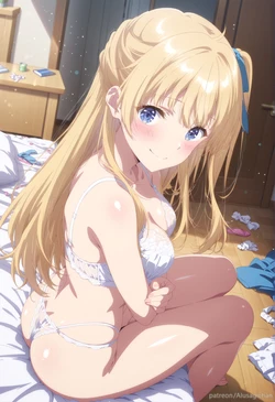 [AIusagichan] 千歳くんはラムネ瓶のなか 柊 夕湖 Chitose Is in the Ramune Bottle Yuuko Hiiragi 411P [AI Generated] 作品封面