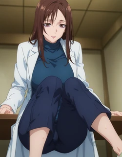 Purpleh31 - Shoko Ieiri default outfit 253p (Patreon) (AI Generated) 作品封面
