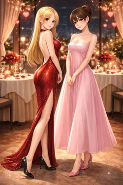 Bella and Emma Valentine's Day Dresses 作品封面