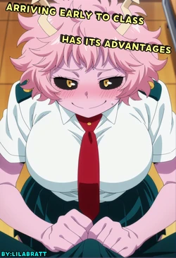 [Lilabratt] MINA ASHIDO | Arriving Early to Class Has It's Advantages - BNHA - AI generated 作品封面