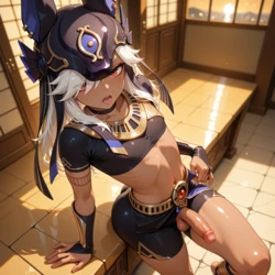 [userzon] Cyno | Genshin Impact (AI Generated) 作品封面