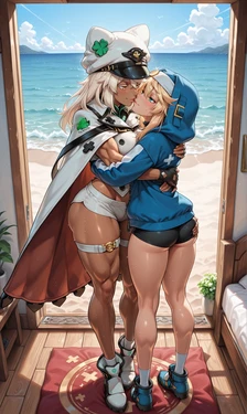 hibiki_m Ramlethal x Bridget (GGST) (103p) (Futa x Male) [AI Generated] 作品封面