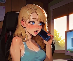 [Stadadla] My Step Futa, Chapter 1 - Eavesdropping [AI Generated] 作品封面