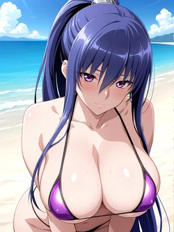 [Kevin Zheng] Rinko Bikini + Rinko and Orcs on Beach [AI Generated]