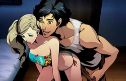 [Pixiv] FictionalWRLD (78265786) - Ann x Kamoshita -Bad Ending [AI Generated] 作品封面
