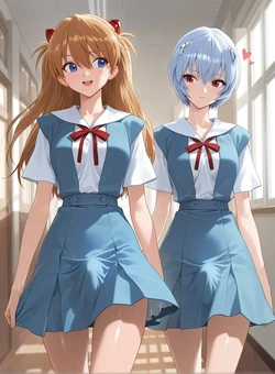 [Rametaki][AI generated]2026-01-25 Asuka x Ayanami 作品封面