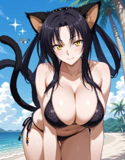 [EternoAI] Kuroka Toujou 🔞 | High School DxD + [EXTRAS] | Kuroka Leopard Bikini (2025-05-18) [AI Generated] 作品封面