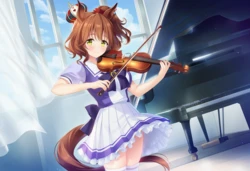 好无聊，好想玩麻(酱)将 (Uma Musume) 【AI Generated】 作品封面