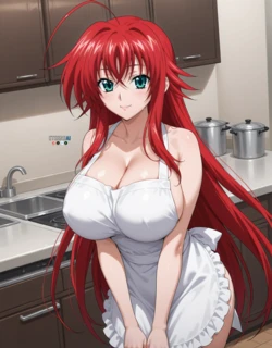[EternoAI] Rias Gremory 🔞 | High School DxD + [EXTRAS] | Rias Apron (2025-11-10) [AI Generated] 作品封面