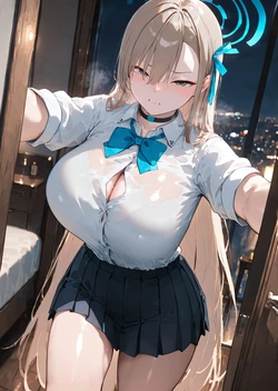 Milk tooth（nyushi）- アスナ（ブルーアーカイブ）Asuna Blue Archive [AI Generated] 作品封面