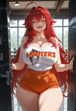 [miyu] Rias Gremory Hooters [AI Generated] 作品封面