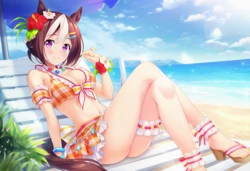 不好！是吃“人”沙滩。不对！是吃“马“沙滩 (Uma Musume) 【AI Generated】