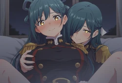 [Amakawa is reflecting.] [Chained Soldier] Fubuki x Himari Day01 120p [AI Generated] 作品封面