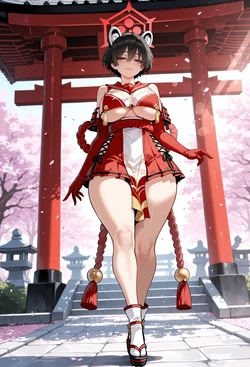 [Miyu] Kasuga Tsubaki: Quiet Offering [AI Generated] 作品封面