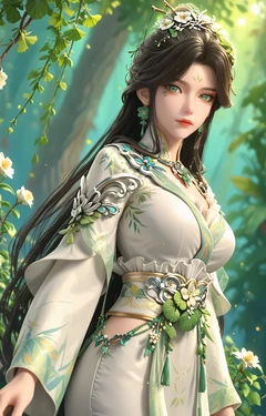 [AI Generated]精灵梦叶罗丽 青梧仙子荤素