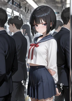 Mio-chan gets molested (Hinamaru3) [AI Generated] 作品封面