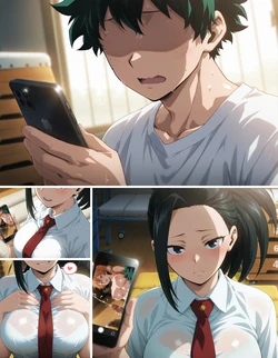 [kagura (95514474)] Momo Yaoyorozu [AI Generated] 作品封面