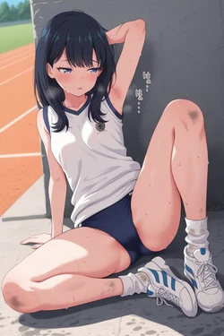 [Ocha no ko] Rikka Takarada gym [AI Generated] 作品封面