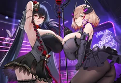 [Patreon] (cMonster) Taihou & Roon x BBC (AI Generated) 作品封面
