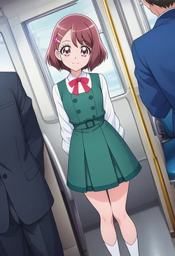 [goldnotakashi] Densha no Naka de Osowareta Hanadera Nodoka (Healin' Good Precure) [AI Generated] 作品封面