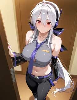 Purpleh31 - Yowane Haku default outfit 244p (Patreon) (AI Generated) 作品封面