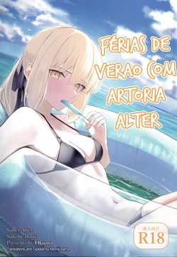 (C106) [Toughness Daikon (Okuma)] Alter to Natsuyasumi | Summer vacation with Artoria Alter (Fate/Grand Order) [Portuguese-BR] 作品封面