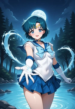 [Sephiaton] Sailor Mercury (Patreon) [AI Generated]